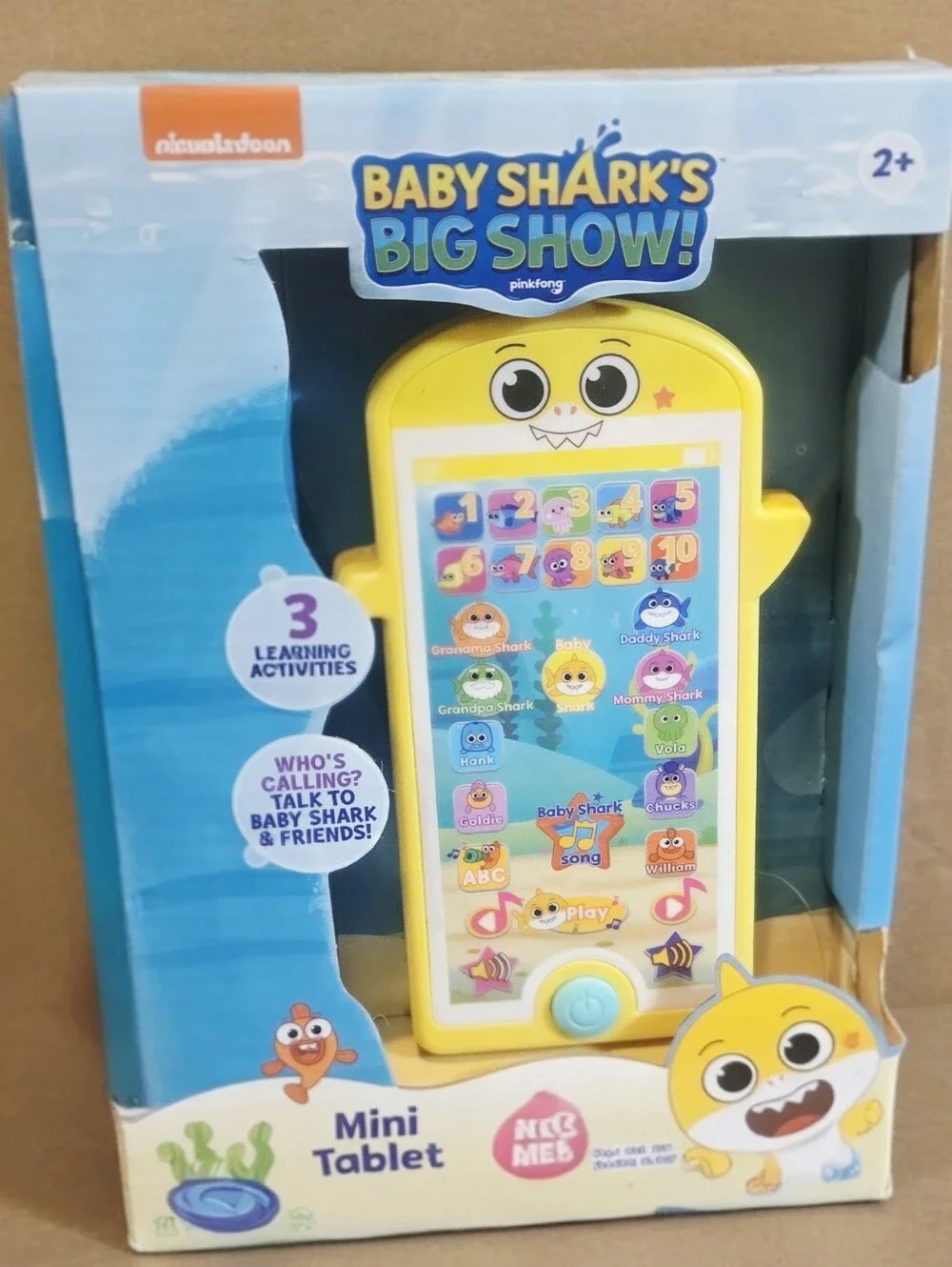 Nickelodeon Baby Shark Yellow Mini Tablet Toy